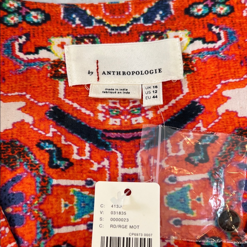 Anthropologie multi color dress
Pockets, side zipper and front slits
NWT